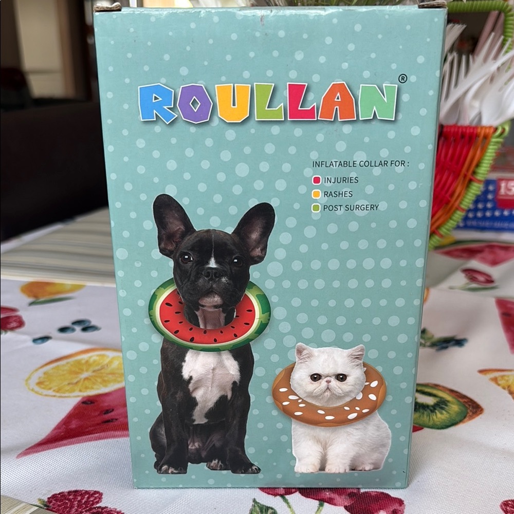 Watermelon Inflatable Dog Collar